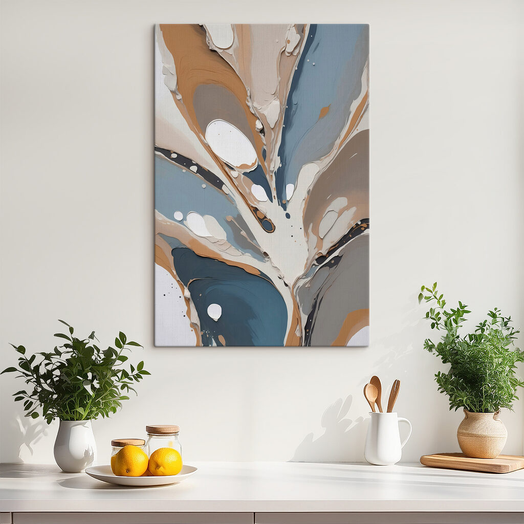 Farbe fließt durch Sandtöne — Interieur 3