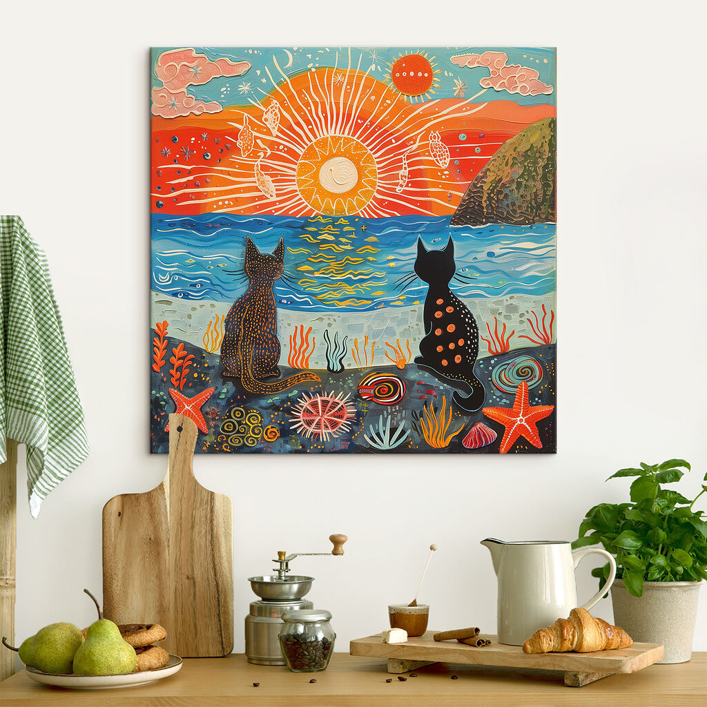 Katzen und Sonnenstrahlen — Interieur 2