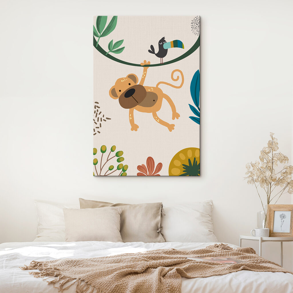 Äffchen am Dschungelast — Interieur 2