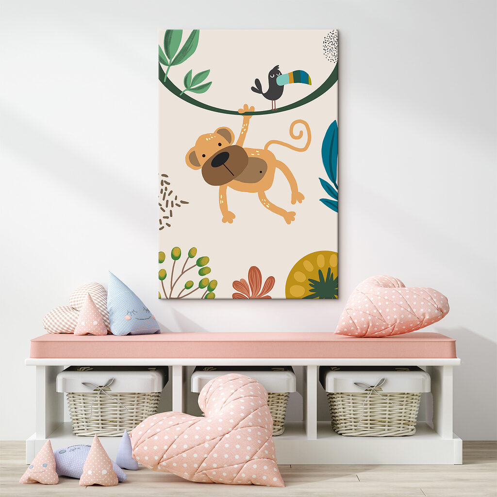 Äffchen am Dschungelast — Interieur 3