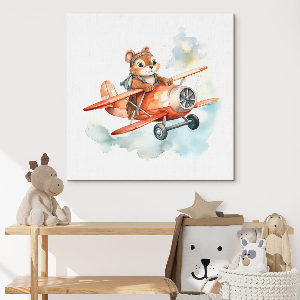 Füchslein fliegt durch Wolken — Interieur 1