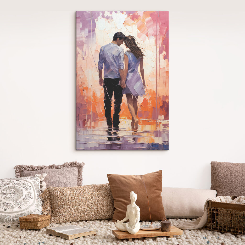 Zusammen im rosa Licht — Interieur 1