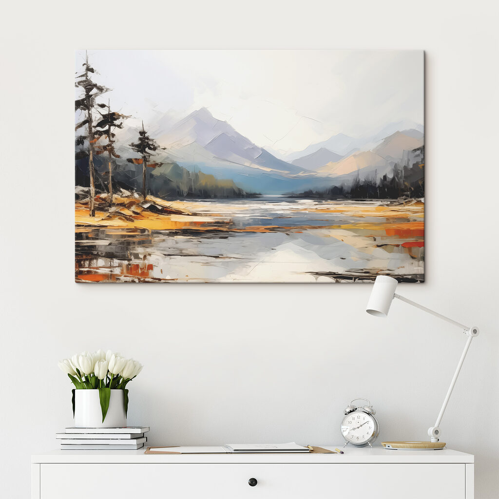 Bergfluss zwischen goldenen Ufern — Interieur 2
