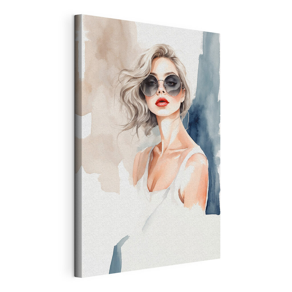 Sonnenbrille in zartem Aquarell — Produktansicht