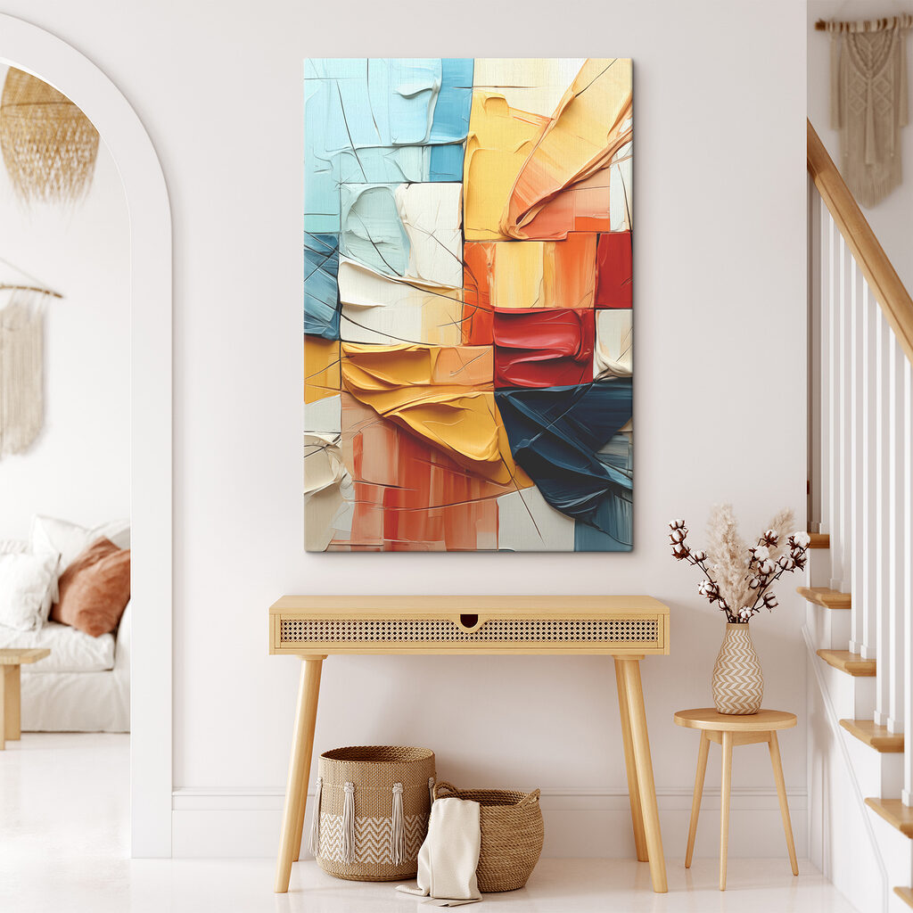 Gefaltete Farbblöcke — Interieur 2