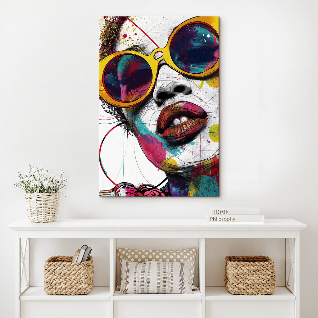 Große runde Sonnenbrille — Interieur 2