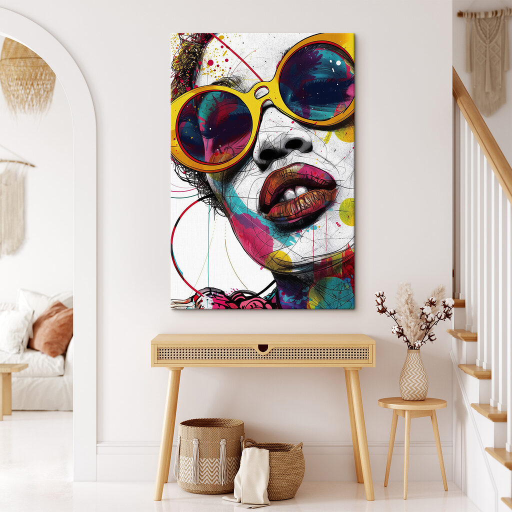 Große runde Sonnenbrille — Interieur 1