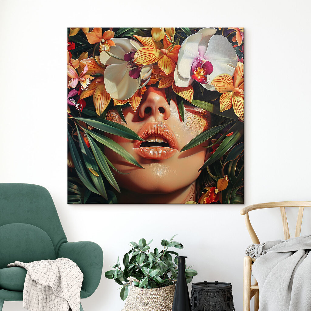 Orchideen über goldenen Lippen — Interieur 2