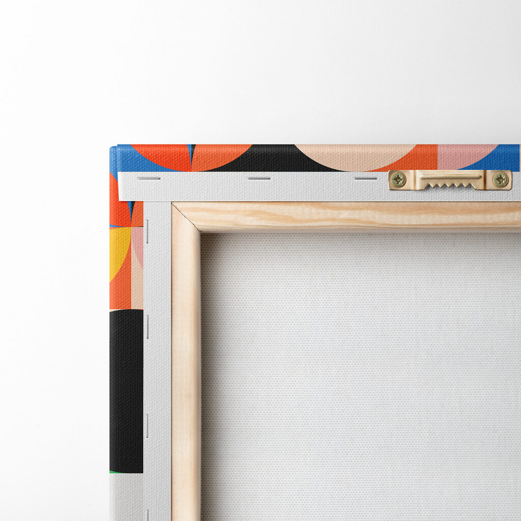 Bauhaus in fröhlichen Viertelkreisen — Rückseite