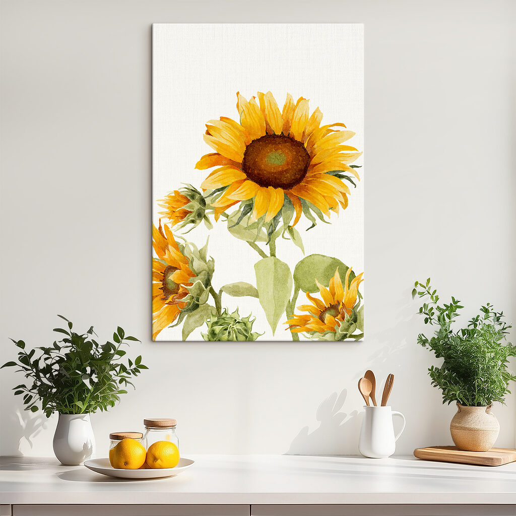 Sonnenblume strebt nach oben — Interieur 1