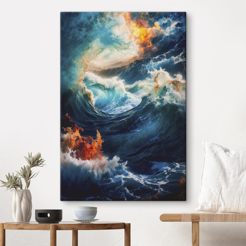 Eine Welle im Feuerlicht — Interieur 3