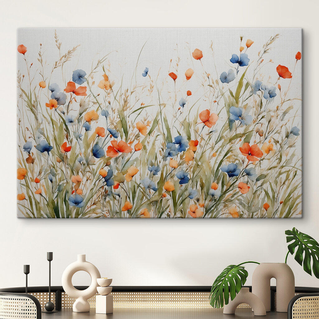 Wiesenblumen in zwei Farben — Interieur 1