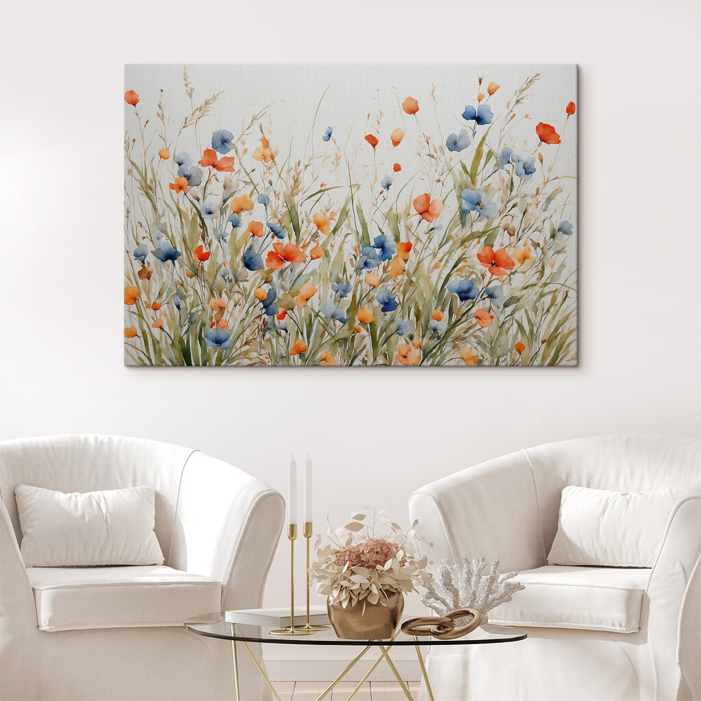 Wiesenblumen in zwei Farben — Interieur 2