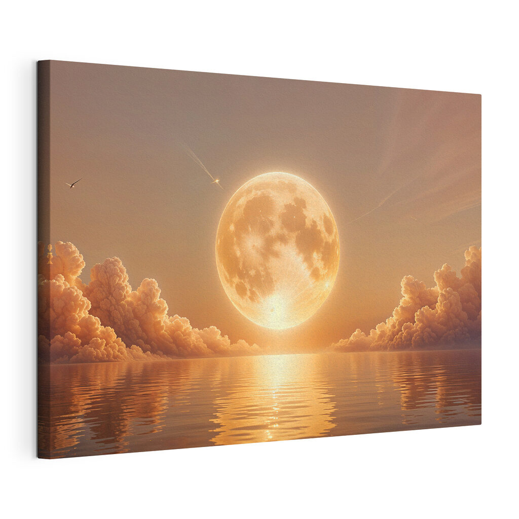 Vollmond im Abendschein — Produktansicht