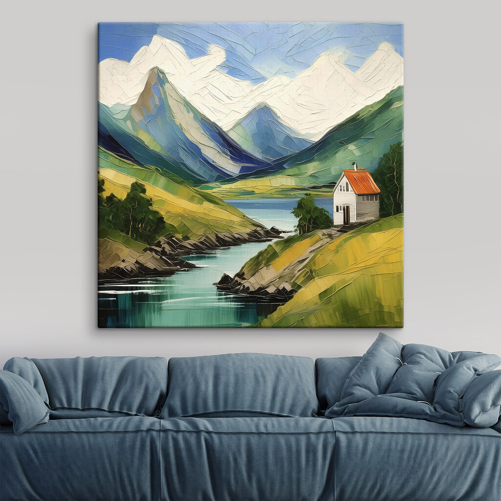 Kapelle über türkisfarbenem Wasser — Interieur 2