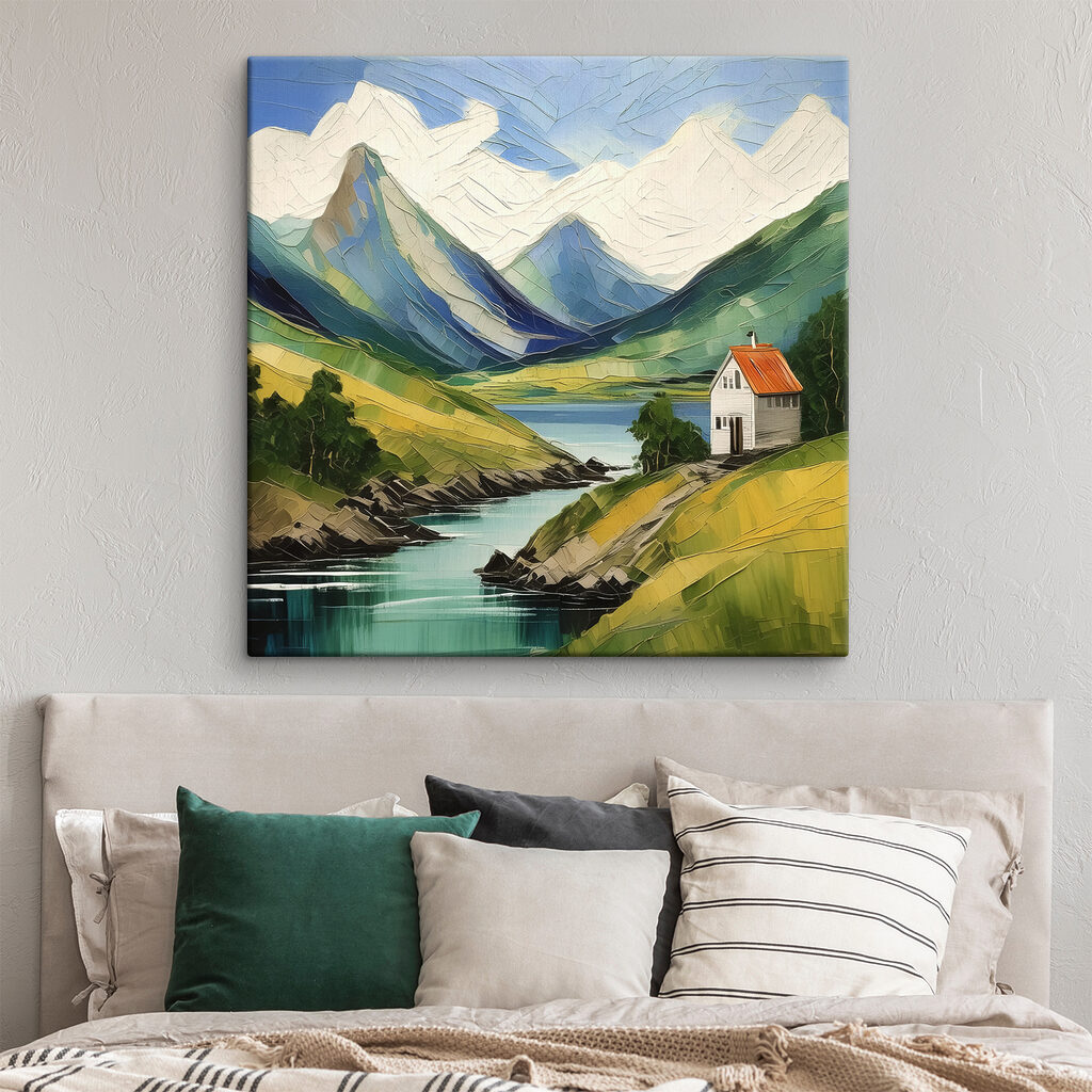 Kapelle über türkisfarbenem Wasser — Interieur 1