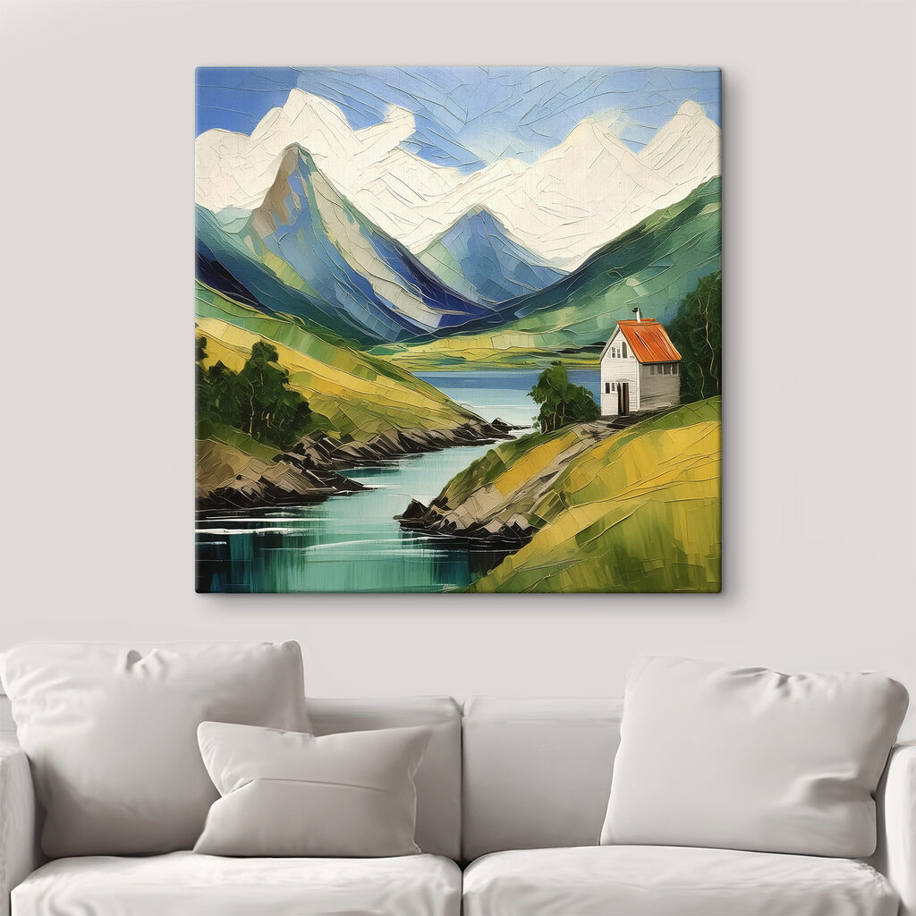 Kapelle über türkisfarbenem Wasser — Interieur 3