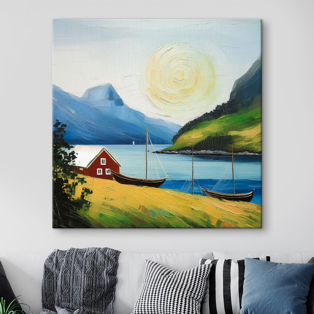 Rotes Haus am Fjord — Interieur 1