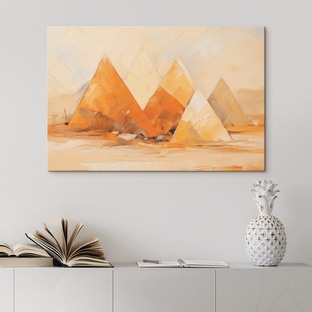 Pyramiden im warmen Morgenlicht — Interieur 1