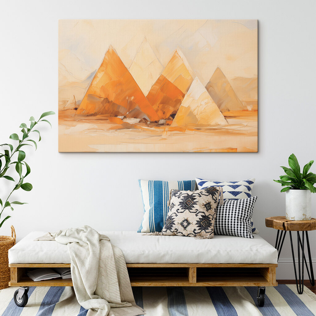 Pyramiden im warmen Morgenlicht — Interieur 2