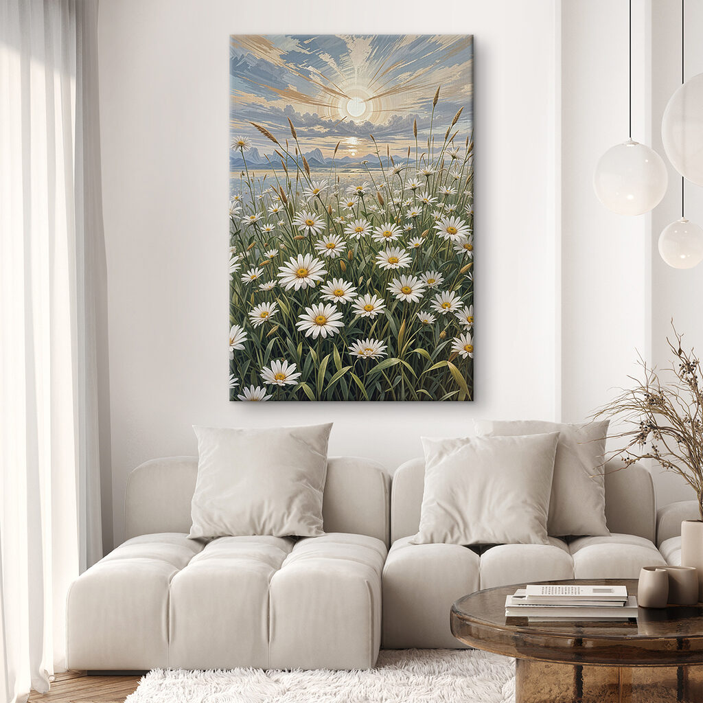 Margeriten warten auf Sonnenlicht — Interieur 1