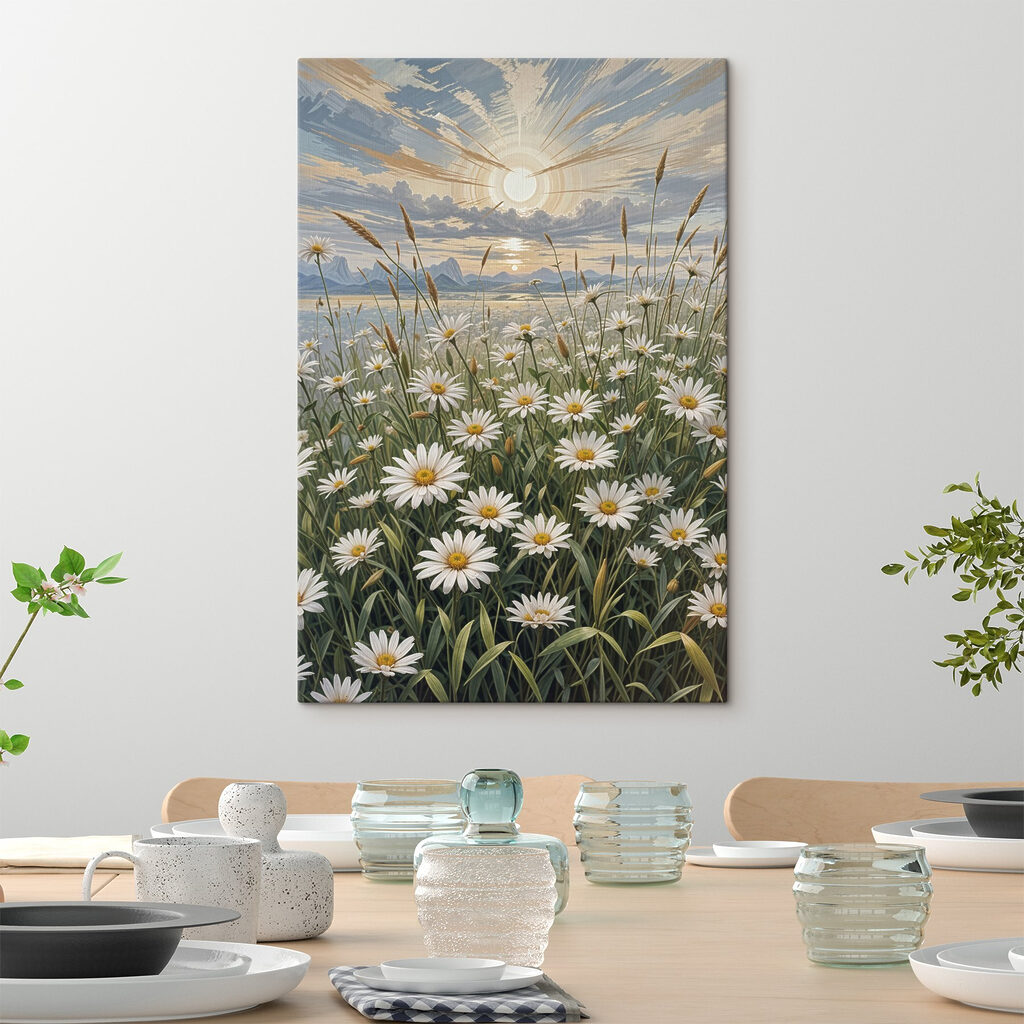 Margeriten warten auf Sonnenlicht — Interieur 3