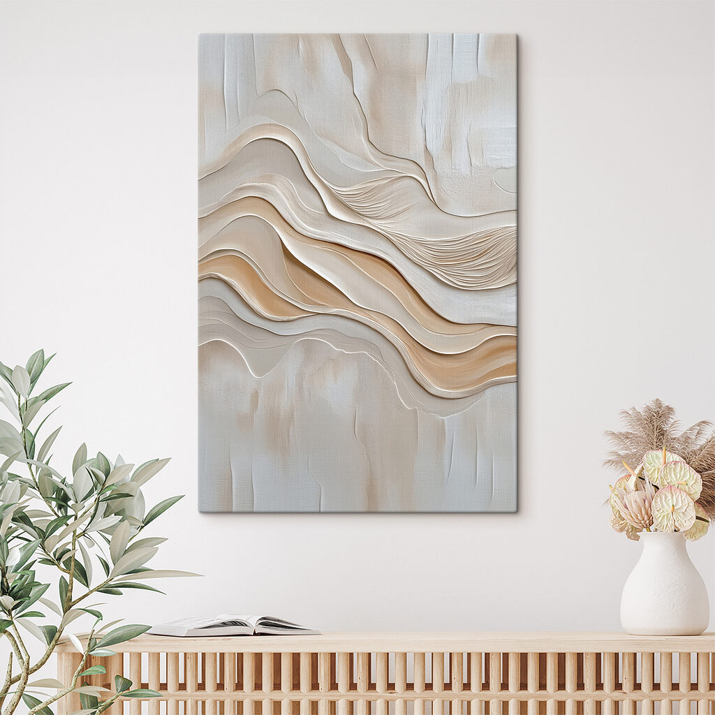 Sandschichten in sanften Bögen — Interieur 1