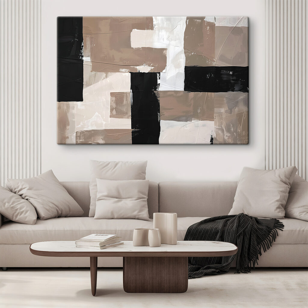Breite Flächen in Erdtönen — Interieur 1