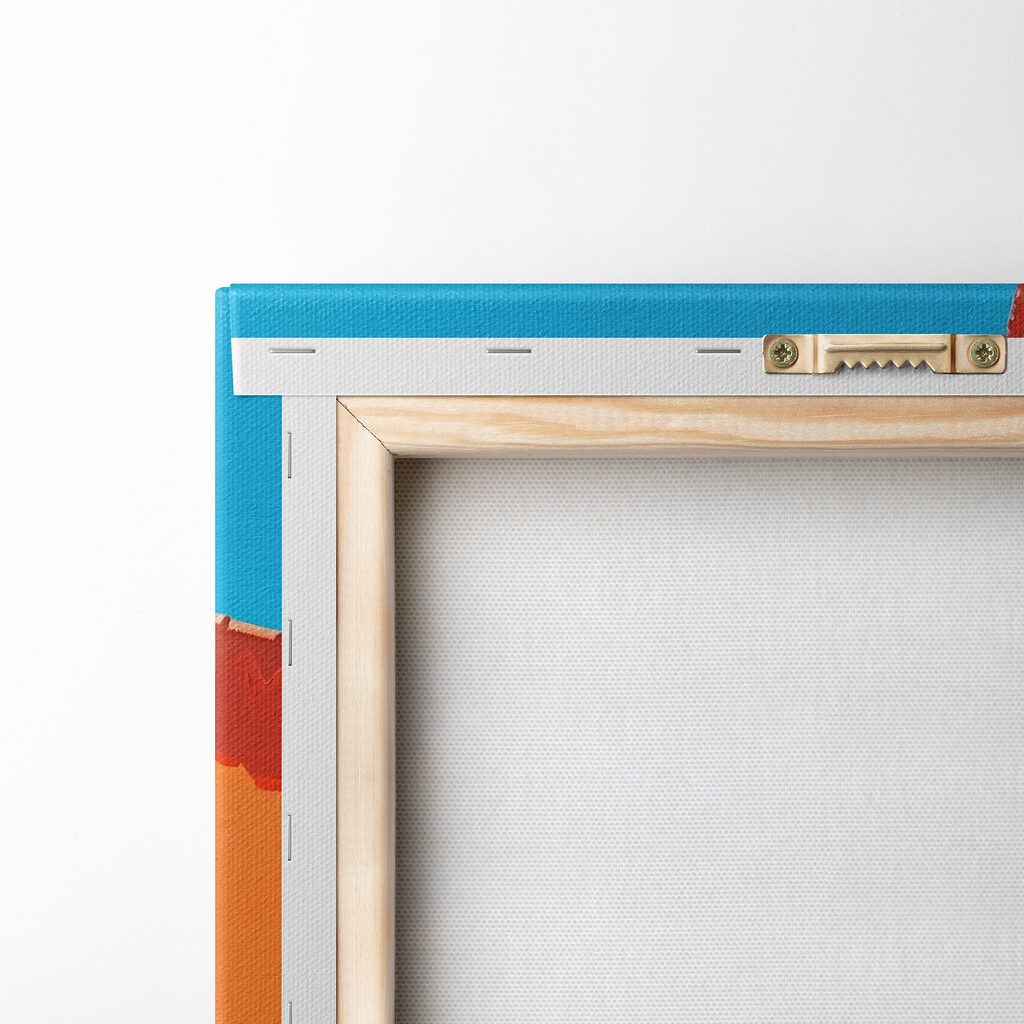 Bunte Treppe zum Meer — Rückseite