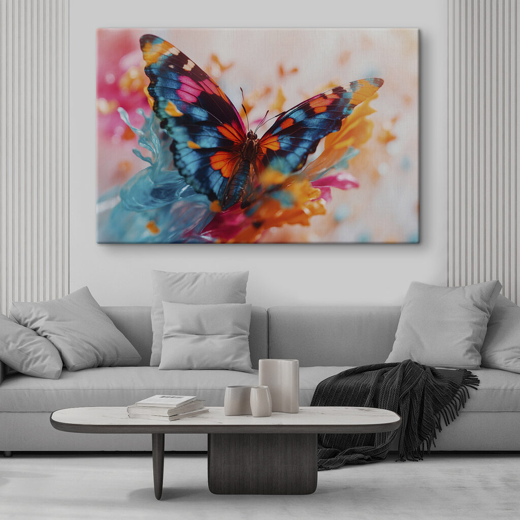 Schmetterling in Pastell — Interieur 3