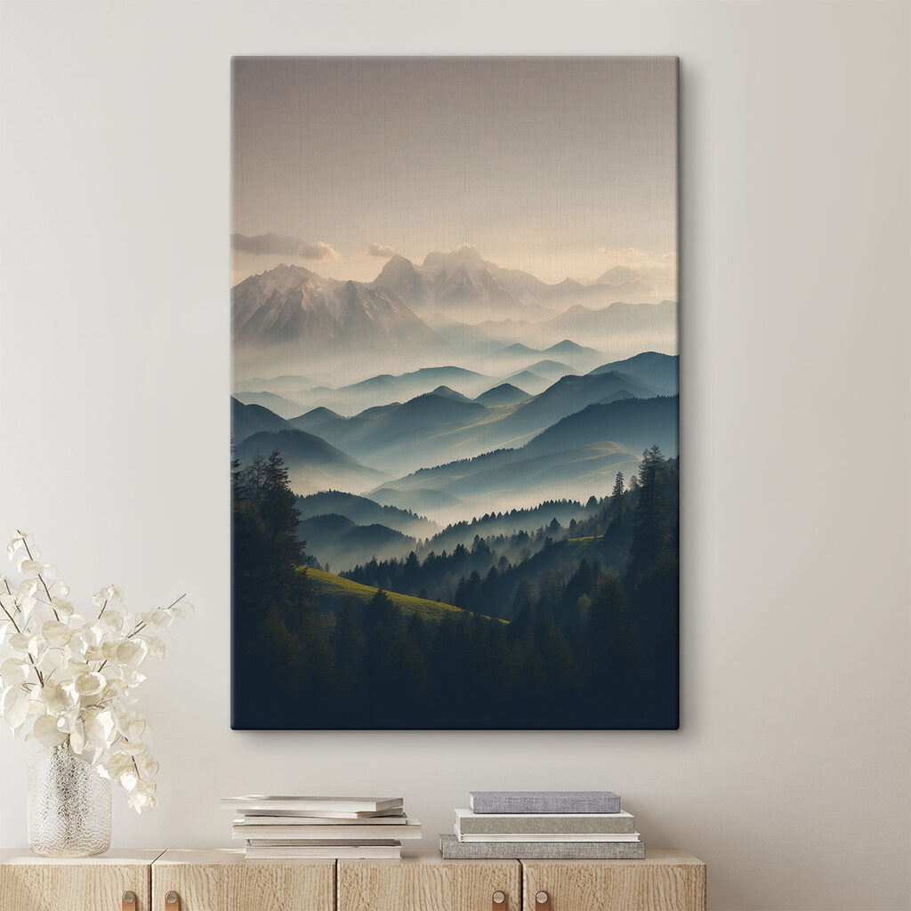 Bergrücken im Morgendunst — Interieur 1