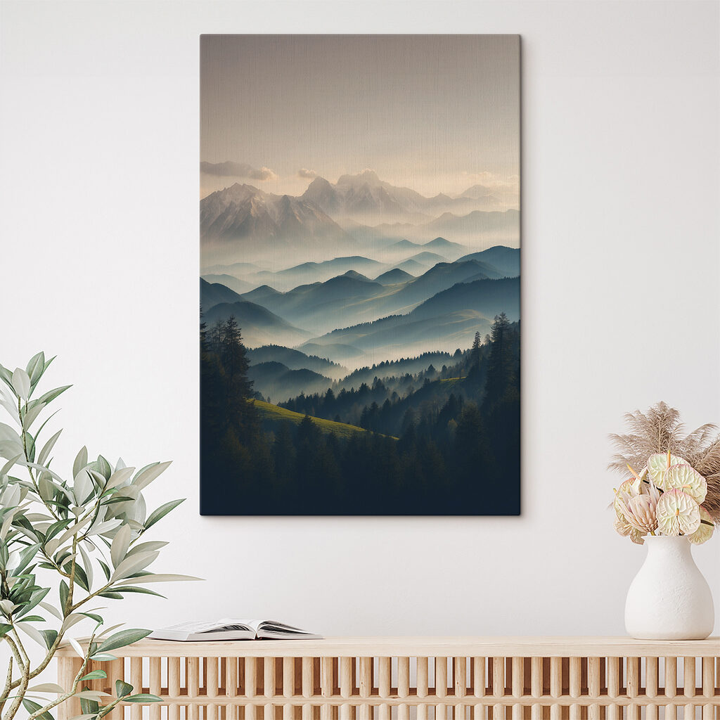 Bergrücken im Morgendunst — Interieur 2