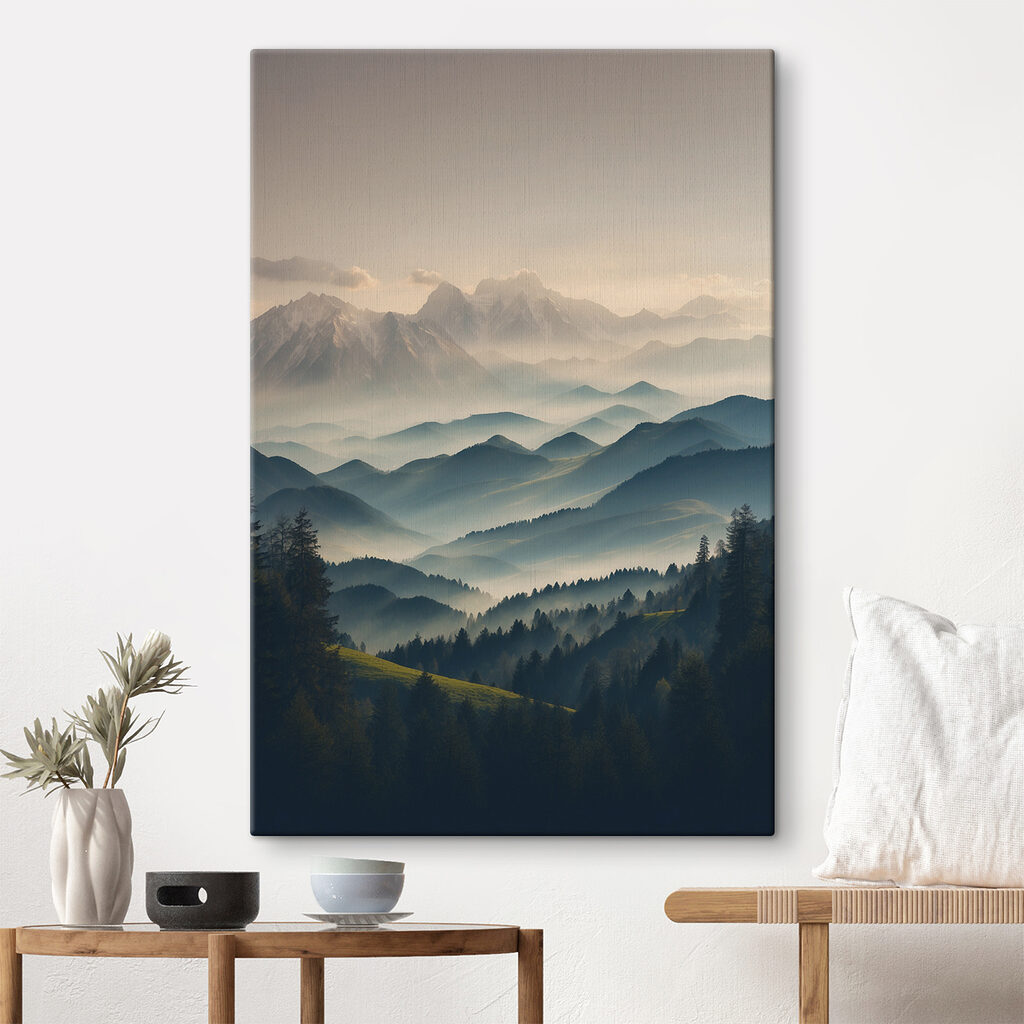 Bergrücken im Morgendunst — Interieur 3