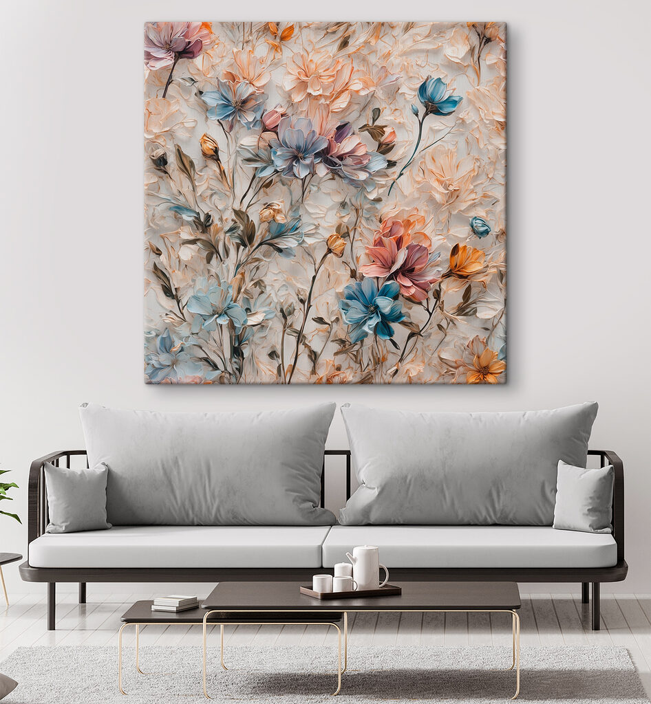 Kleine Blüten in Pastelltönen — Interieur 3
