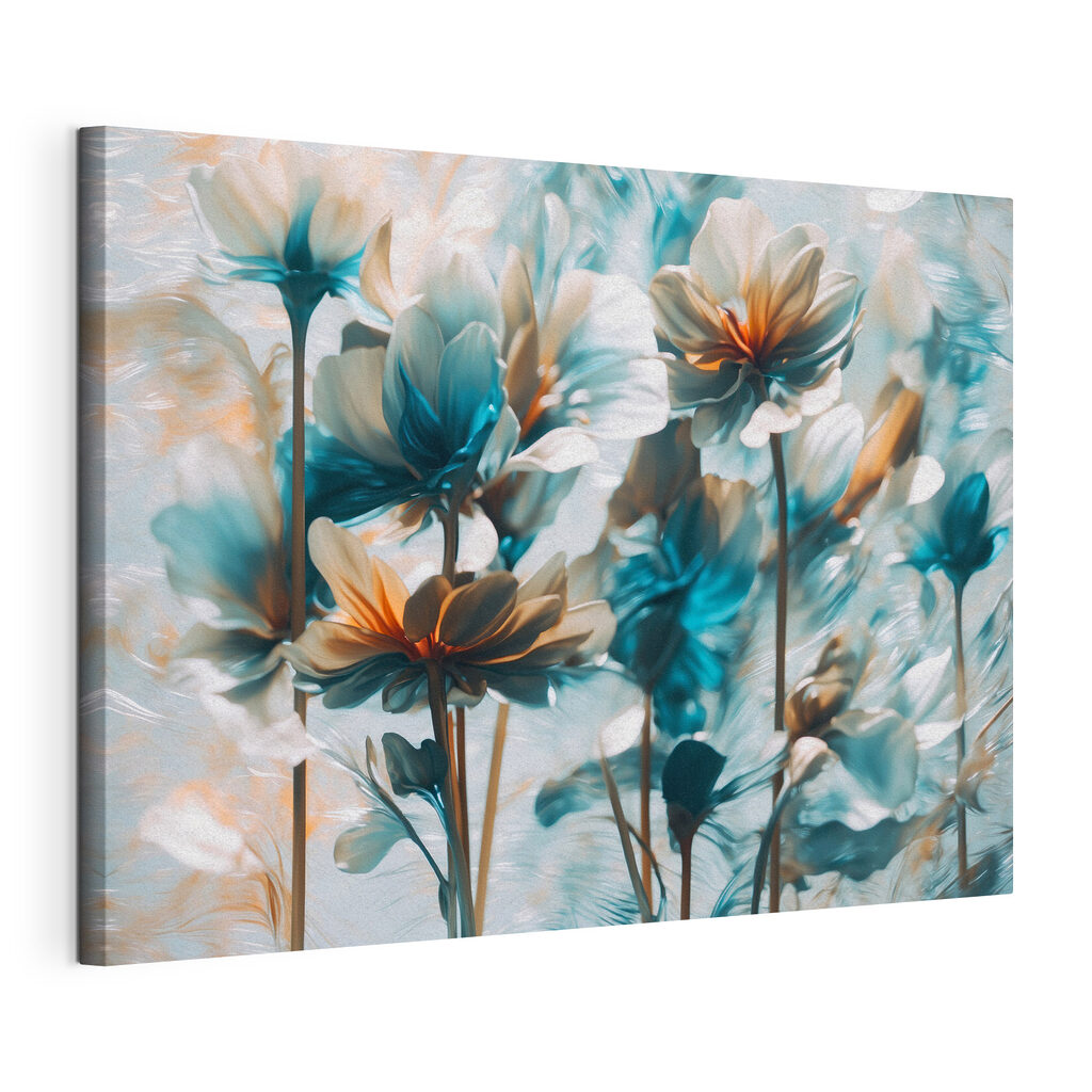 Blaue Blüten an Stielen — Produktansicht