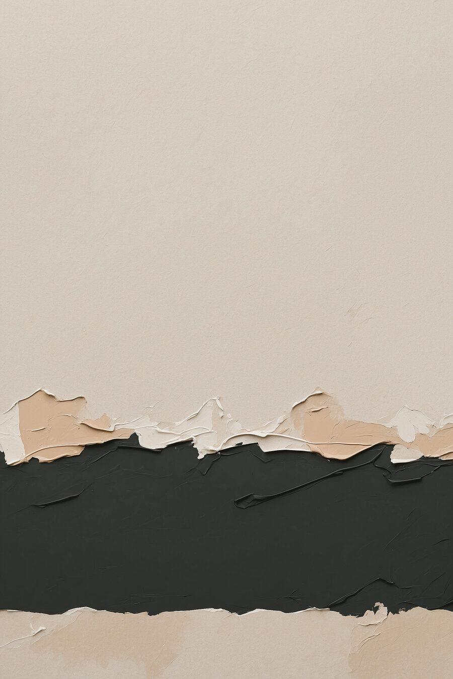Dunkles Band auf Beige — ganzes Design