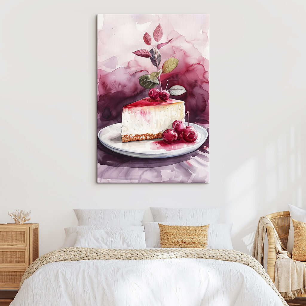 Käsekuchen mit Kirschen — Interieur 2