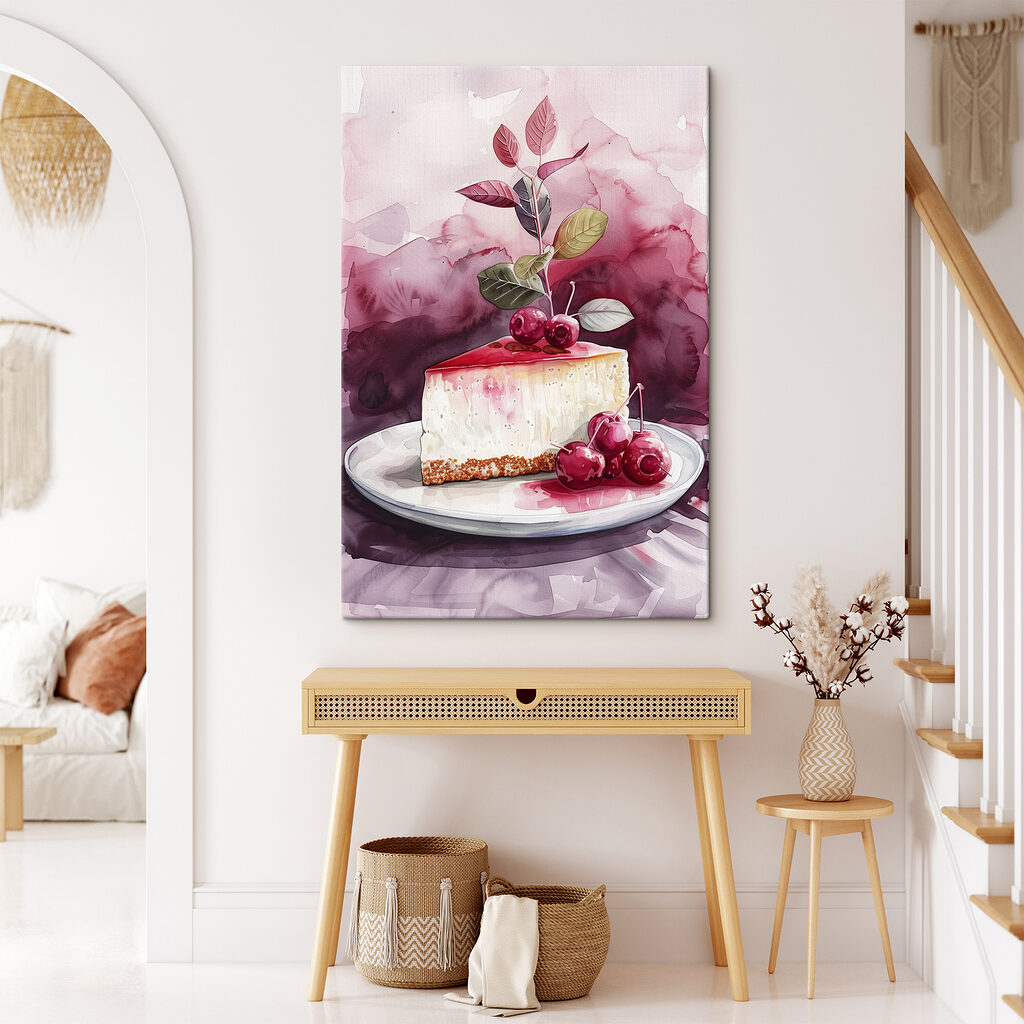 Käsekuchen mit Kirschen — Interieur 1