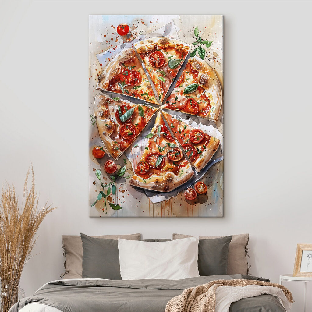Pizza zwischen Tomaten — Interieur 4