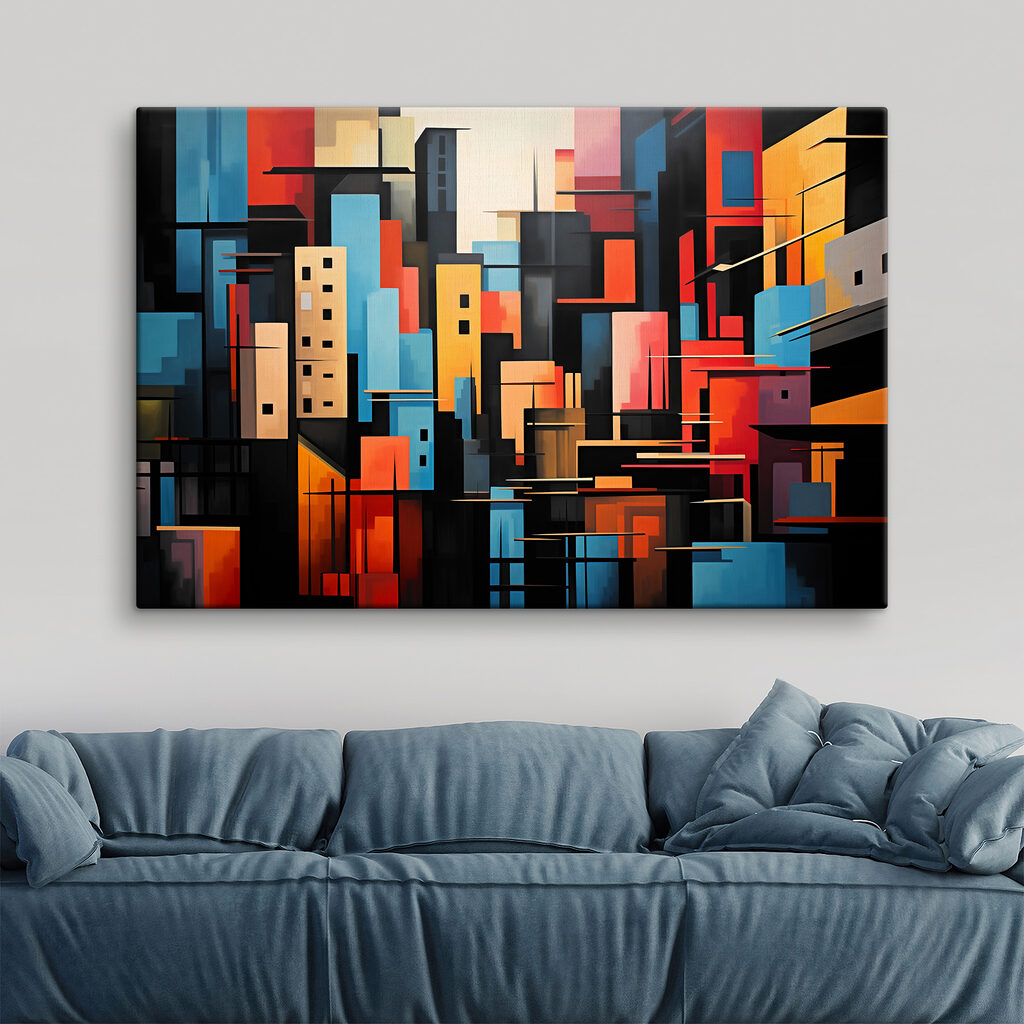 Stadt aus Farbblöcken — Interieur 1