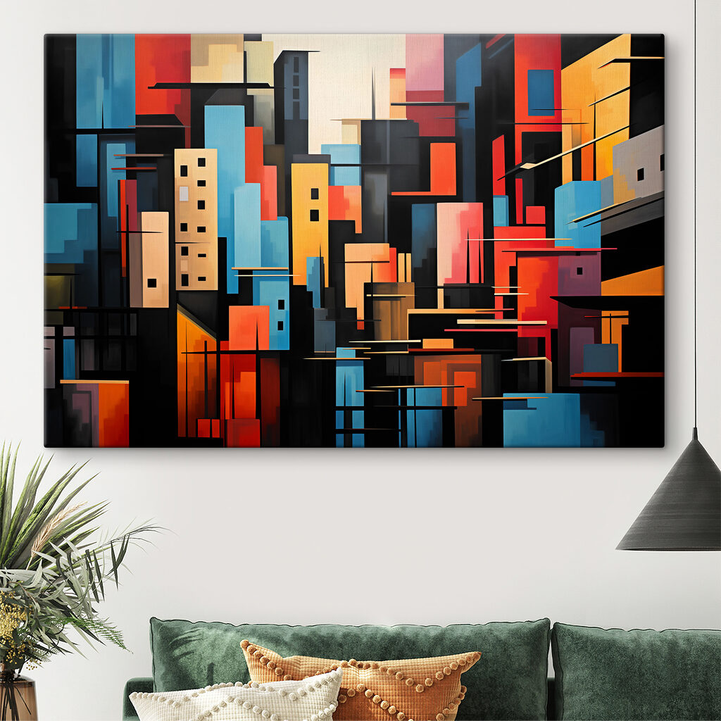 Stadt aus Farbblöcken — Interieur 2