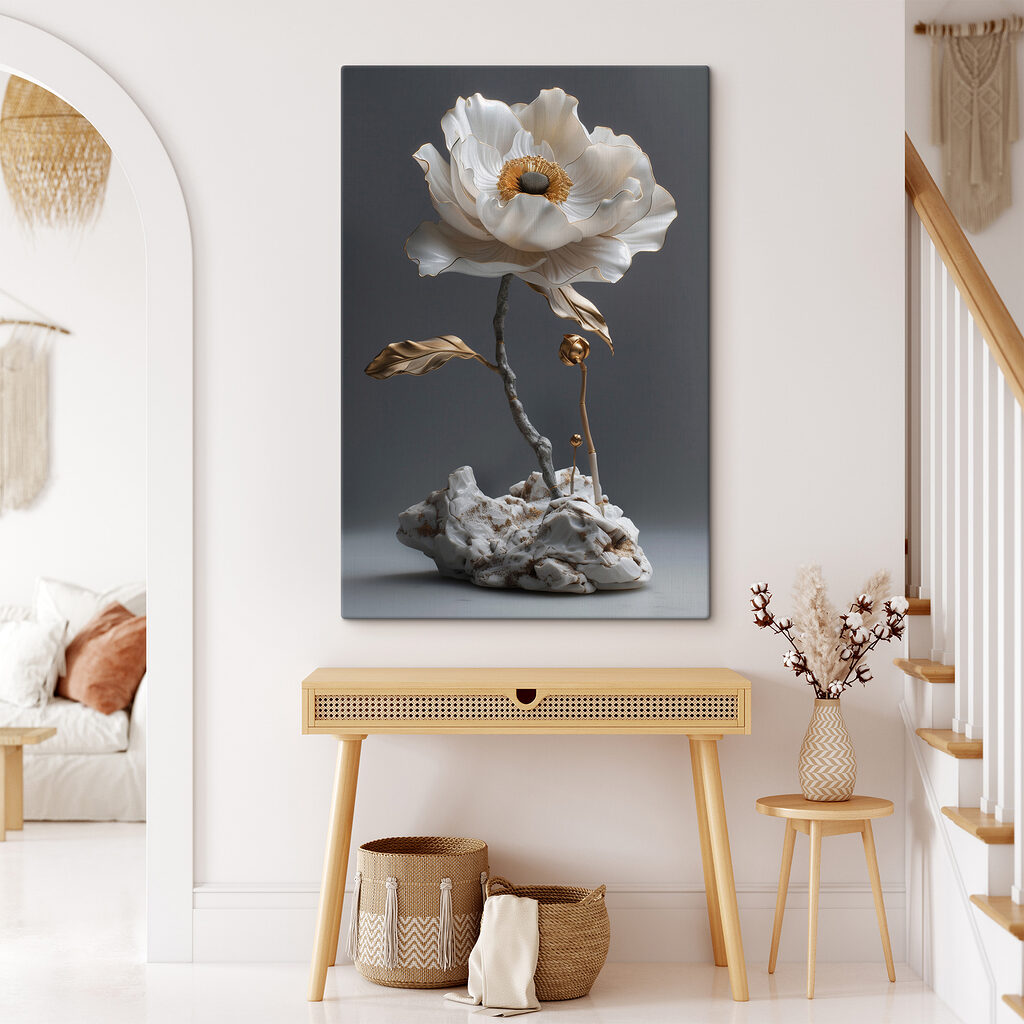 Blüte auf felsigen Wurzeln — Interieur 3