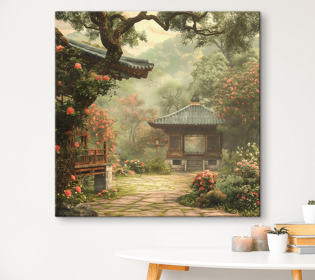 Gartenweg unter altem Baum — Interieur 2