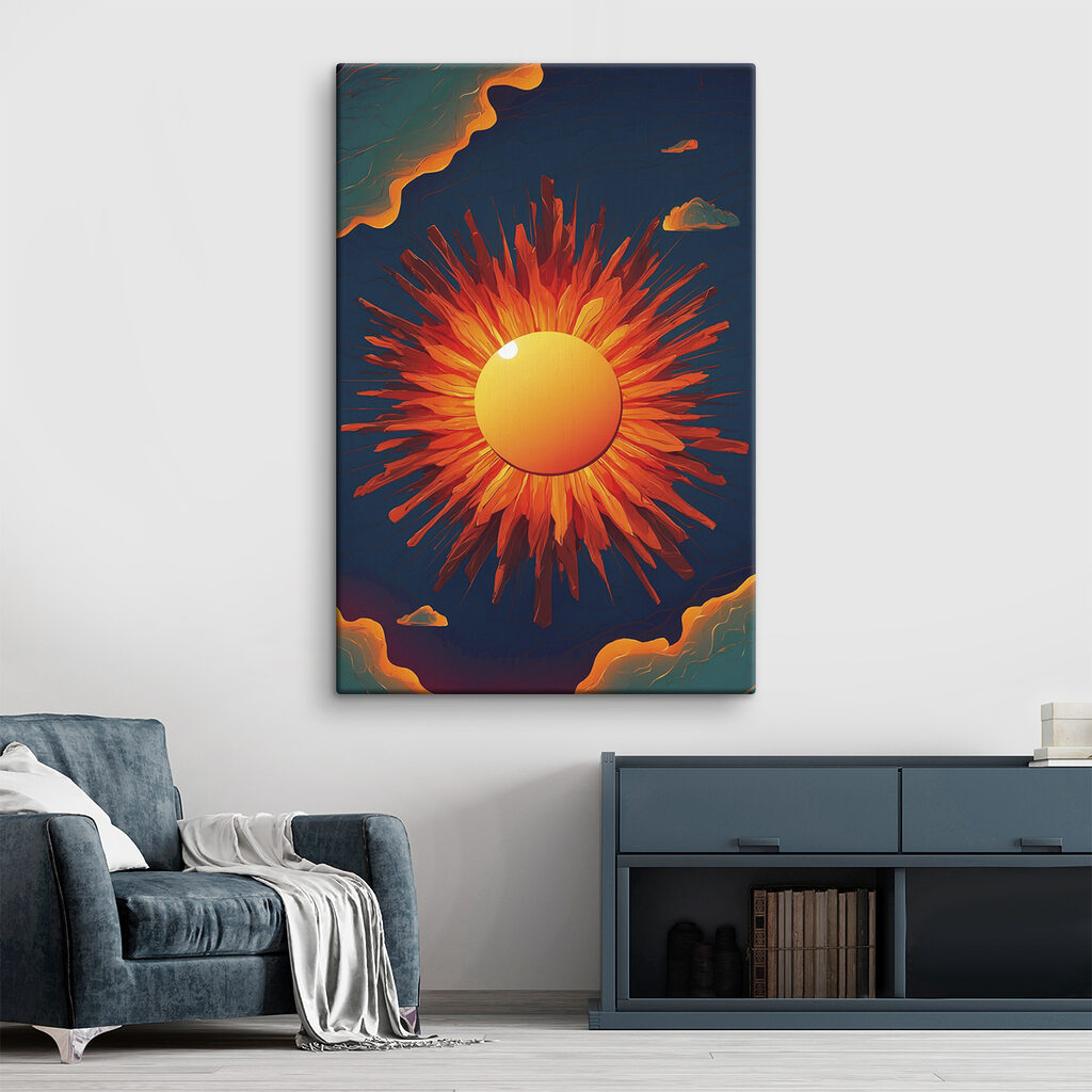 Sonne mit feurigen Strahlen — Interieur 2