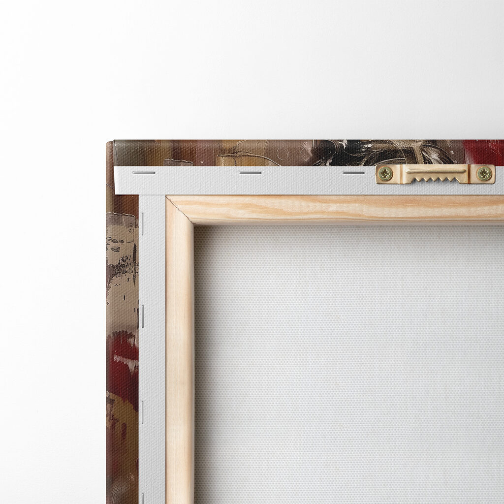Rotes Kleid in Bewegung — Rückseite