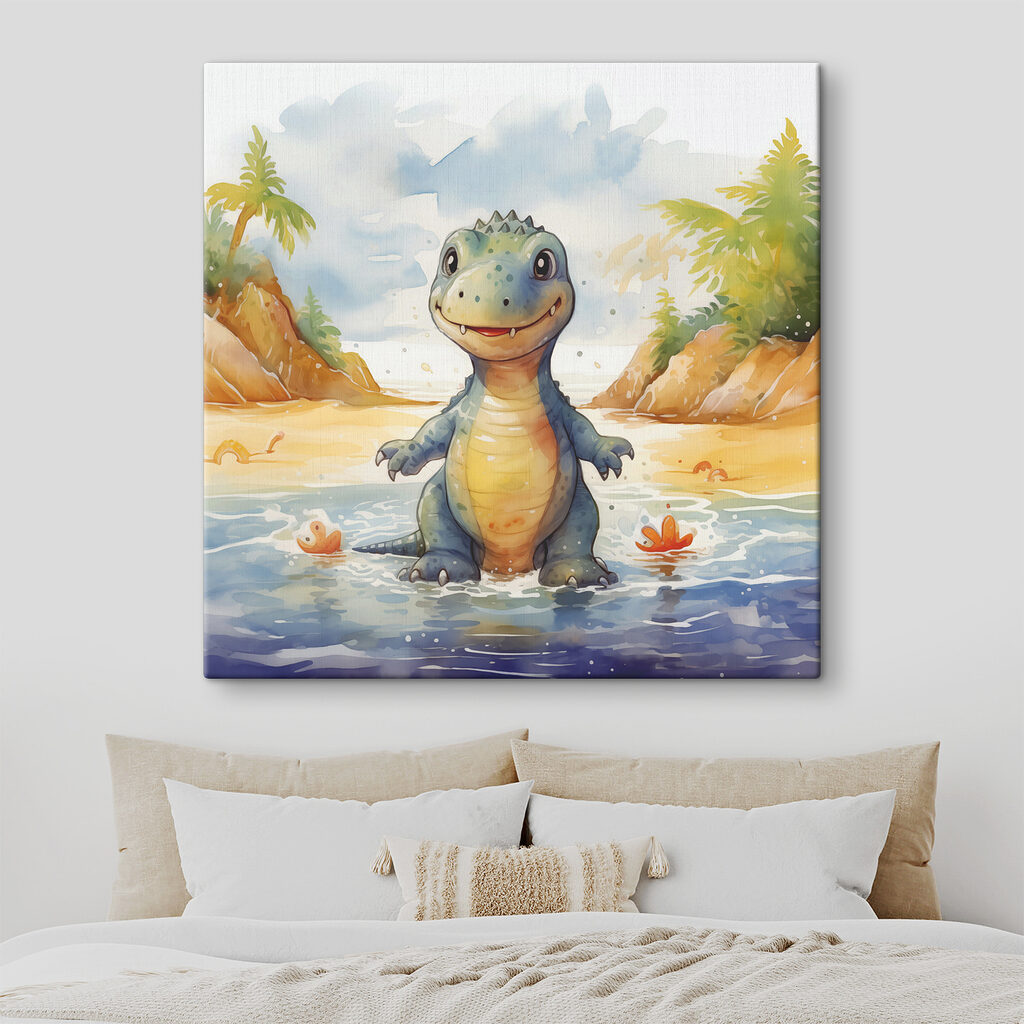 Dinosaurier im Strandbad — Interieur 2