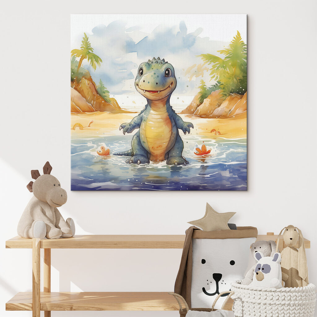 Dinosaurier im Strandbad — Interieur 1