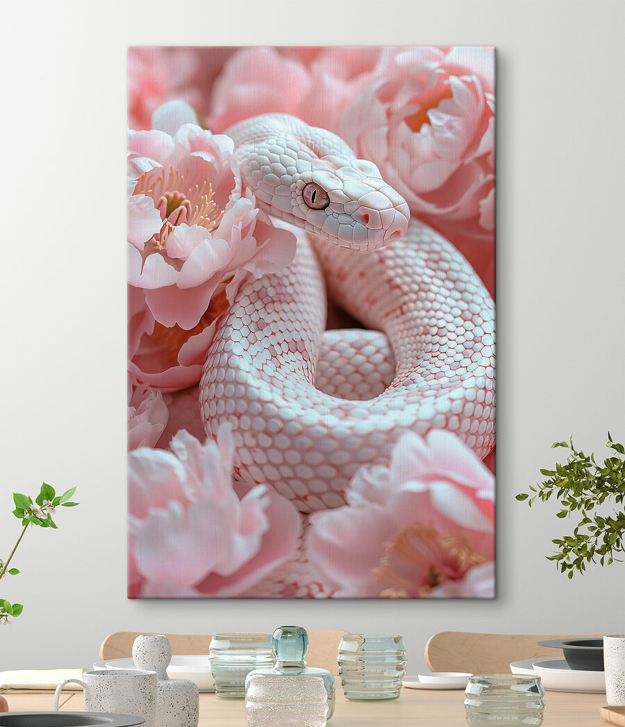 Schlangenblick zwischen Rosen — Interieur 1