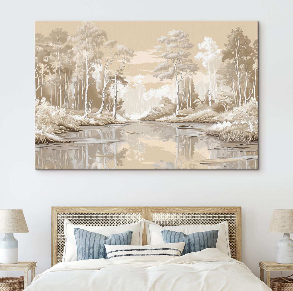Ein Fluss in Cremeweiß — Interieur 1