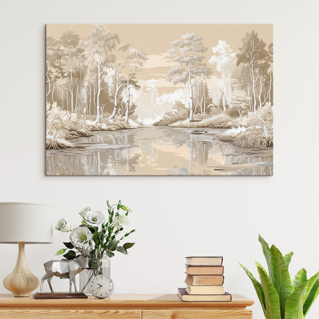 Ein Fluss in Cremeweiß — Interieur 3